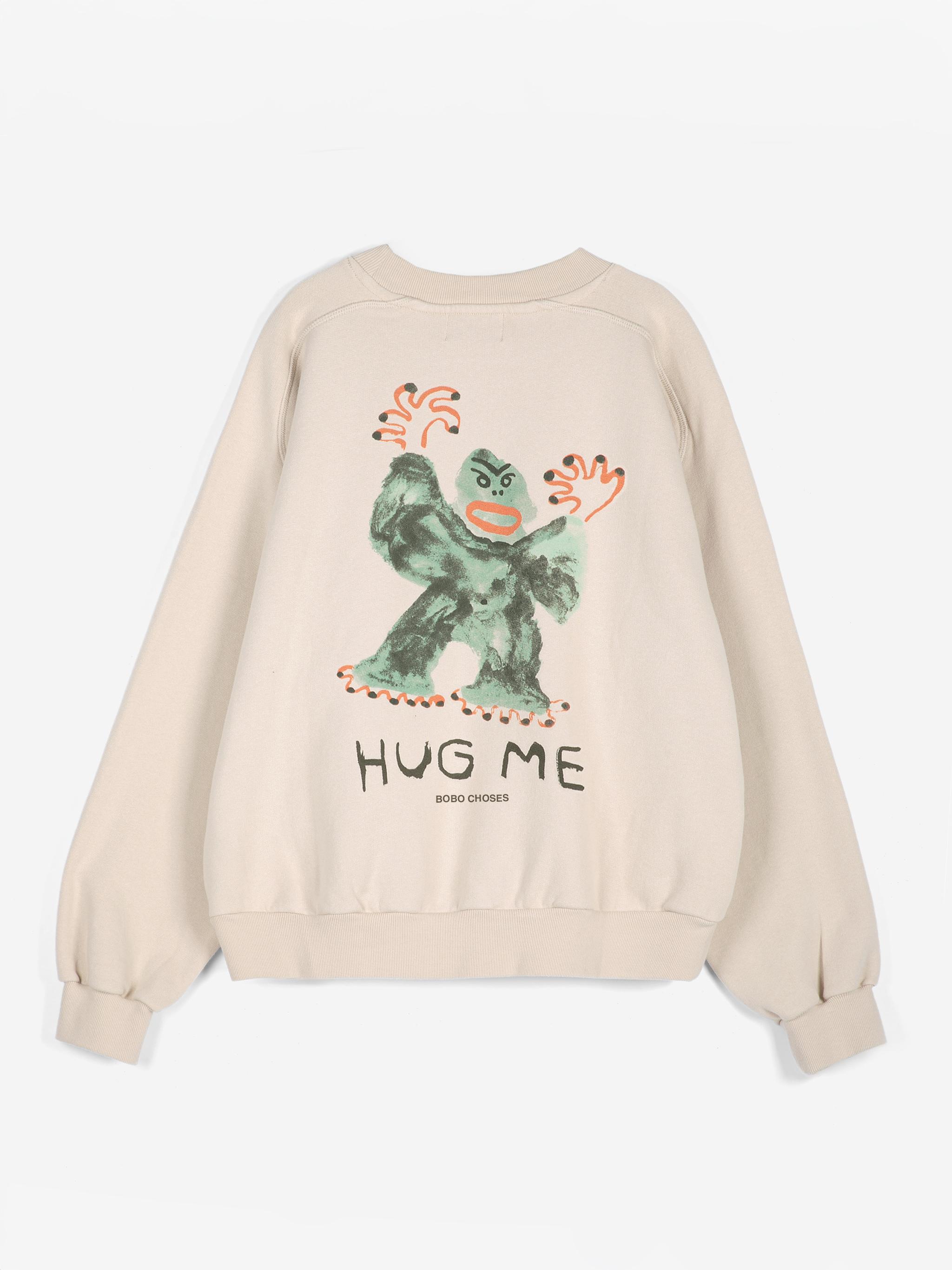 Bobo Choses Hug Me Sweatshirt Relaxed Fit Damen beige